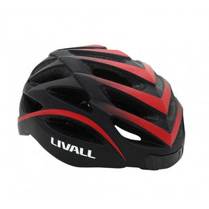 LIVALL BH62 Smart cycling helmet right view - Matte with black & red color