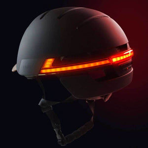 LED warning light and turn signal - LIVALL BH51M Smart Urban Helmet Graphite Black