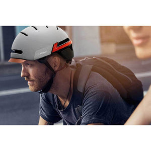 LIVALL BH51T Smart Urban Helmet Sandstone Grey Lateral view