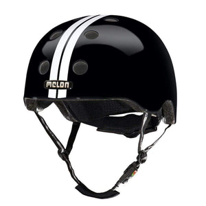 Bicycle Helmet Urban Active MELON - Straight White Black